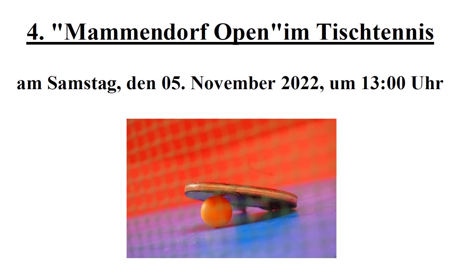 4 Mammendorf TT Open